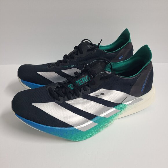 NEW Adidas Adizero Adios Pro 4 Running Shoes JR6365 Size 12.5 Black Green